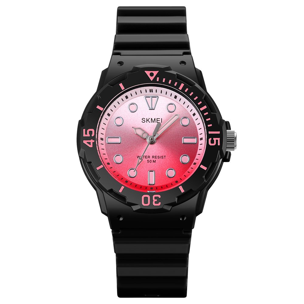 Годинник Skmei 2012 Black-Pink, фото №1