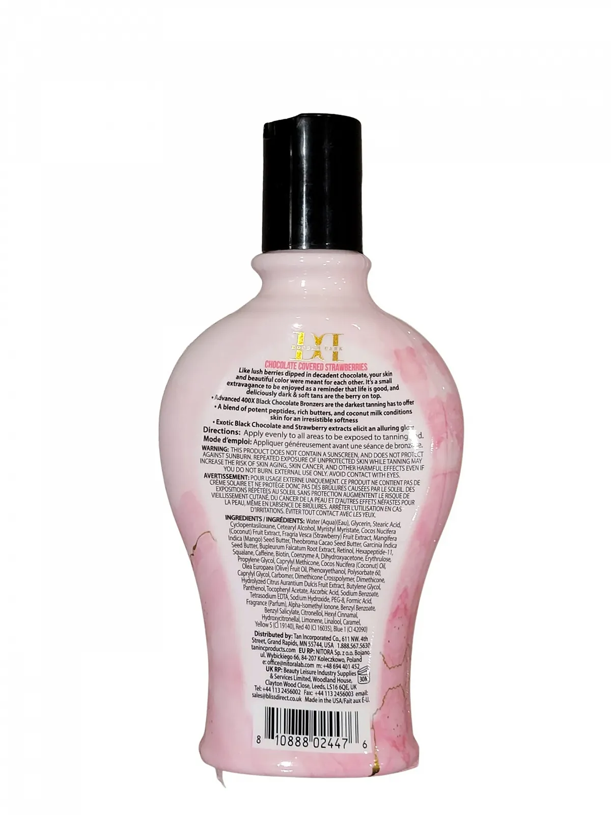 Лосьйон для засмаги Brown Sugar 400X Полуниця Подвійний Темний Шоколад 200 мл, фото №2 Лосьйон для засмаги Brown Sugar 400X Полуниця Подвійний Темний Шоколад 200 мл, фото №2