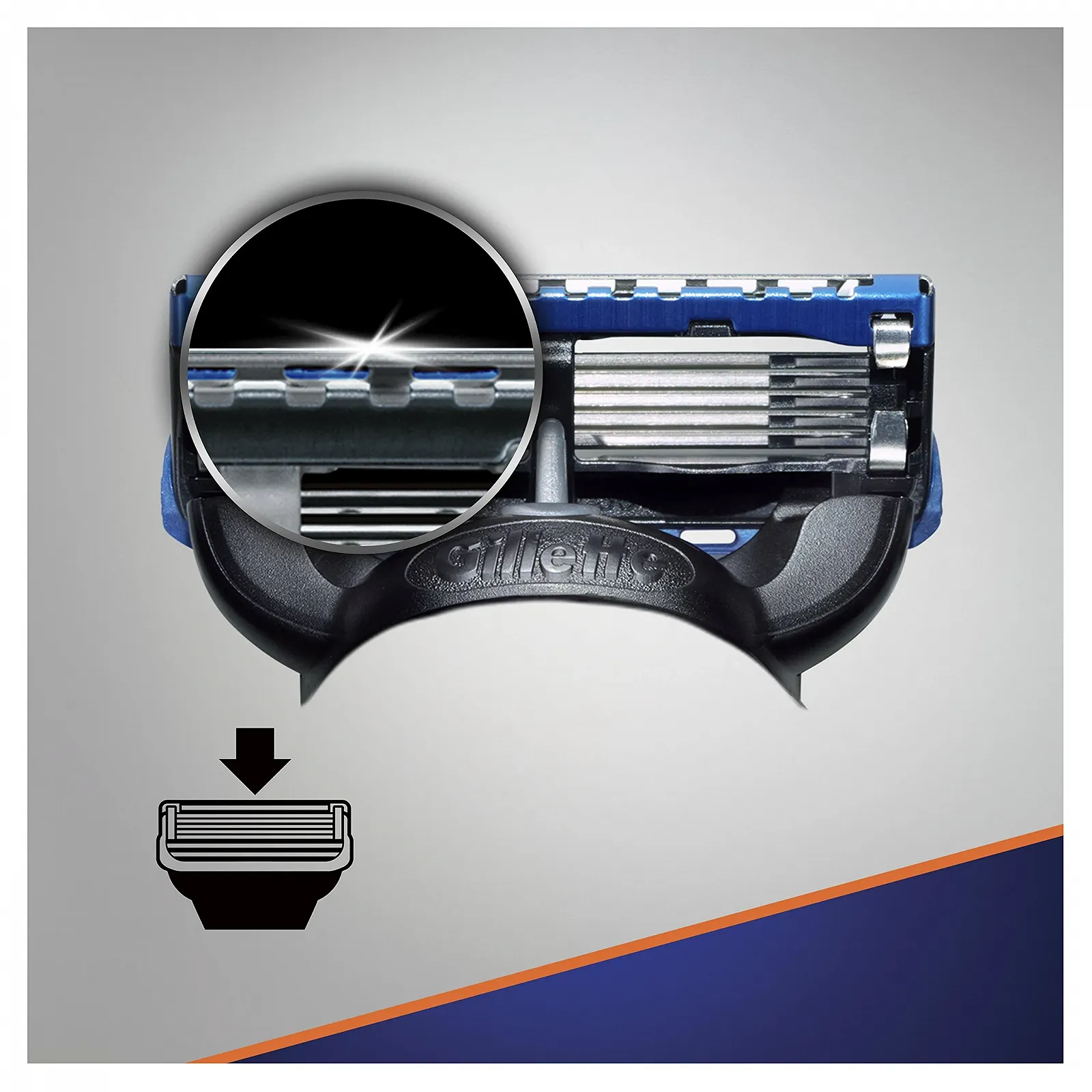 Лезвия для бритвы Gillette Fusion ProGlide 8 шт., фото №4
