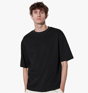Футболка Uniqlo Airism Cotton Oversized Crew Neck Half-Sleeve 465185-09 L - Фото 1