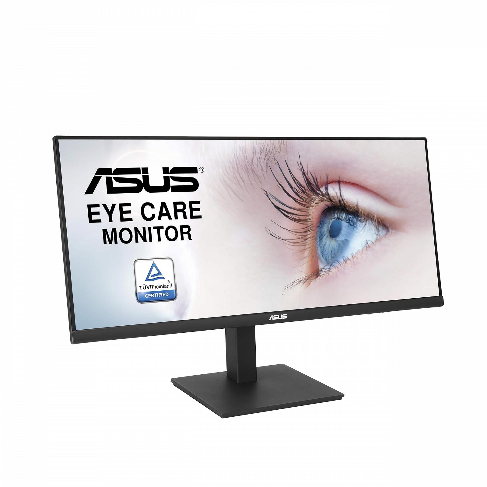 Монітор ASUS Eye Care VP349CGL 34 дюйми UWQHD 100 Гц 1мс MPRT FreeSync HDR 10 IPS 21:9 3440x1440 DisplayPort HDMI USB-C 15Вт Ергономічний, фото №4