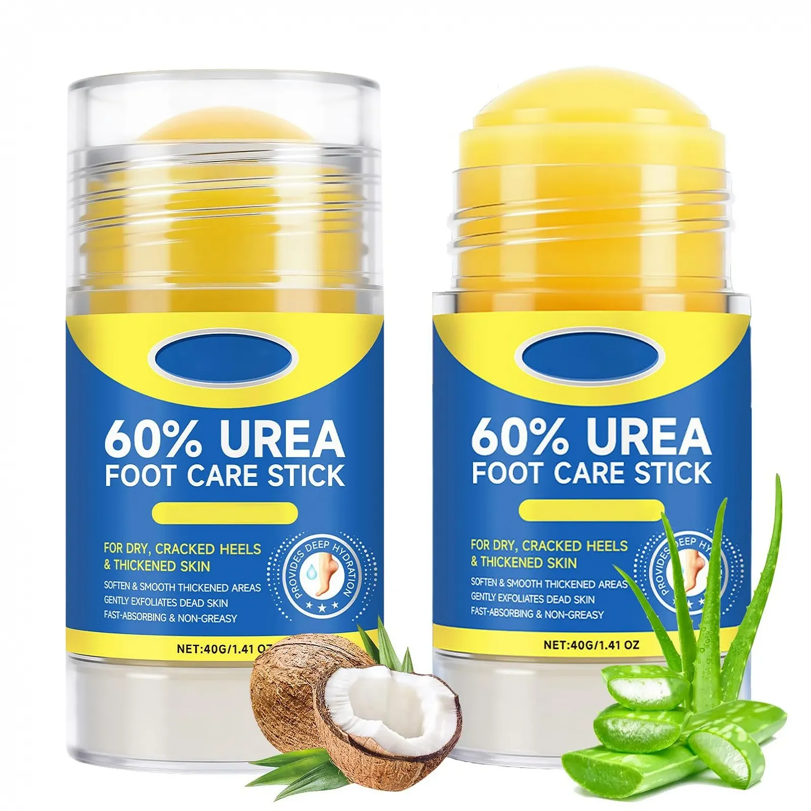 Крем для ног Urea Cream 60% Urea Увлажняющий Восстанавливающий От мозолей 2 шт, фото №1