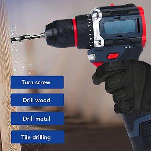Шурупокрут акумуляторний дриль 18V Літій для DIY та ремонту synthetic.ua - Фото 1