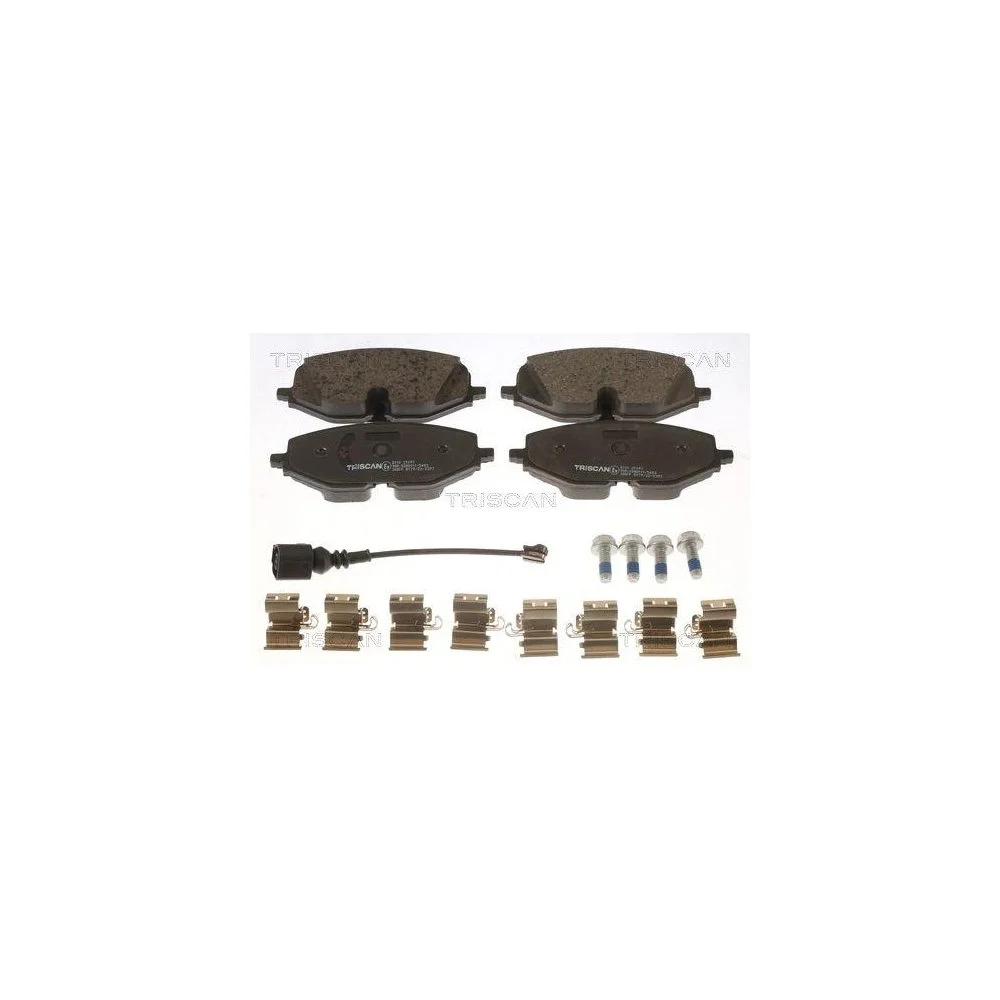 Комплект гальмівних колодок, дискове гальмо TRISCAN 8110 29197 для AUDI SEAT SKODA VW, фото №1