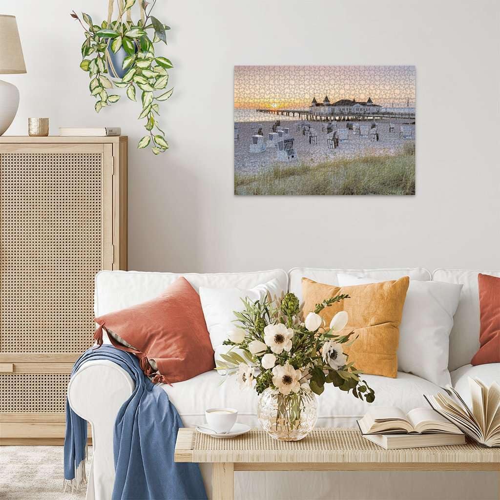 Пазл Ravensburger Baltic Sea resort Ahlbeck, Usedom 1000 деталей 14+, фото №4