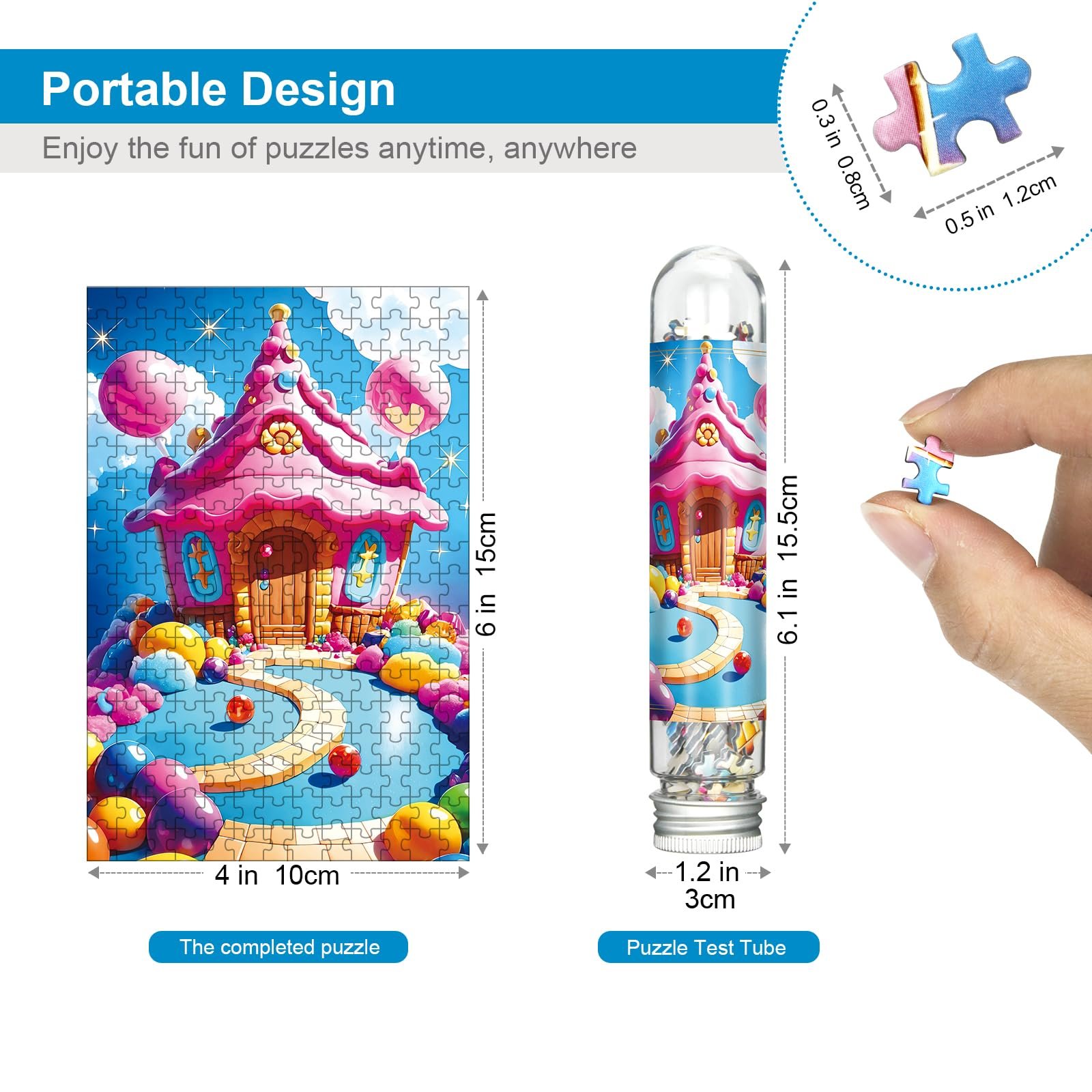 Міні-пазли 234 елементи 8 шт. в упаковці Двосторонній мікропазл із пінцетом та постером 15 x 10 см, фото №2 Міні-пазли 234 елементи 8 шт. в упаковці Двосторонній мікропазл із пінцетом та постером 15 x 10 см, фото №2