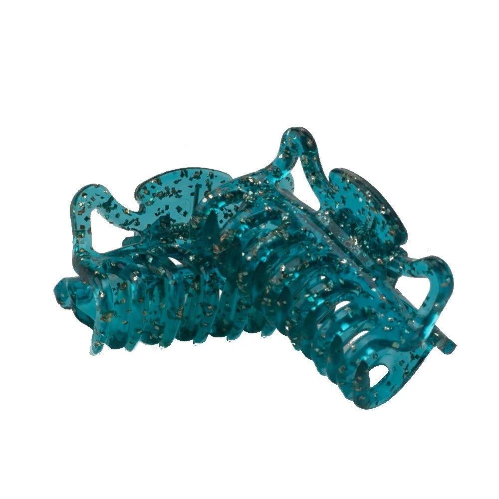 Набор мини-заколок для волос WeLoveBeads 3.5 см, Capri Blue, фото №1