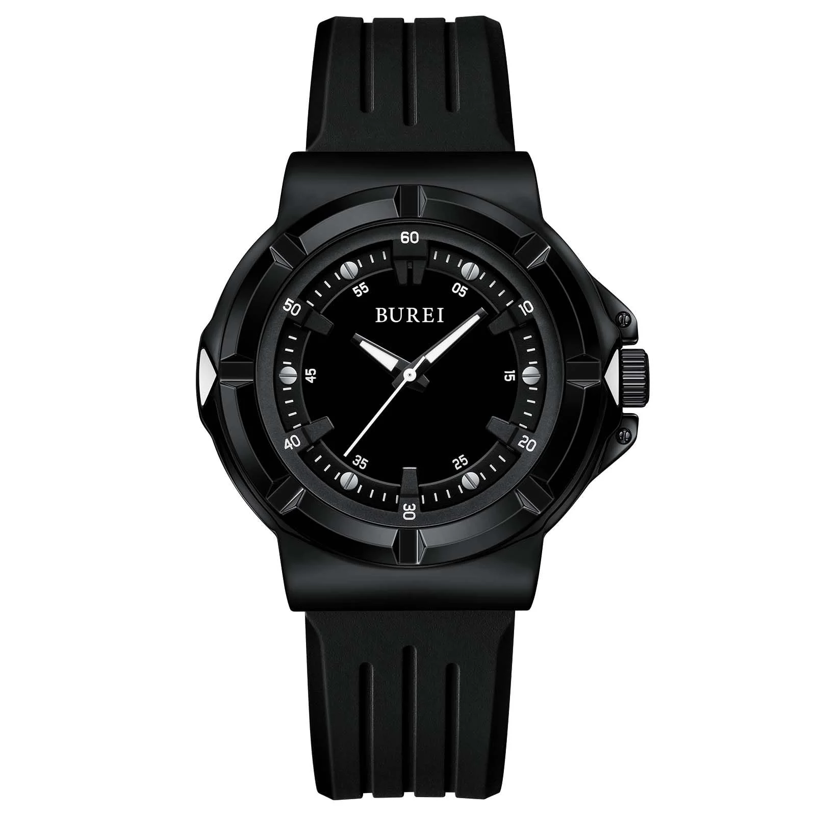Часы BUREI Мужские Модный Геометрический Дизайн Кварцевые Наручные Часы Мужские Силиконовые Водонепроницаемые Спортивные Классические Модные Мужские Часы Подарок для Мужчин, фото №1 Часы BUREI Мужские Модный Геометрический Дизайн Кварцевые Наручные Часы Мужские Силиконовые Водонепроницаемые Спортивные Классические Модные Мужские Часы Подарок для Мужчин, фото №1