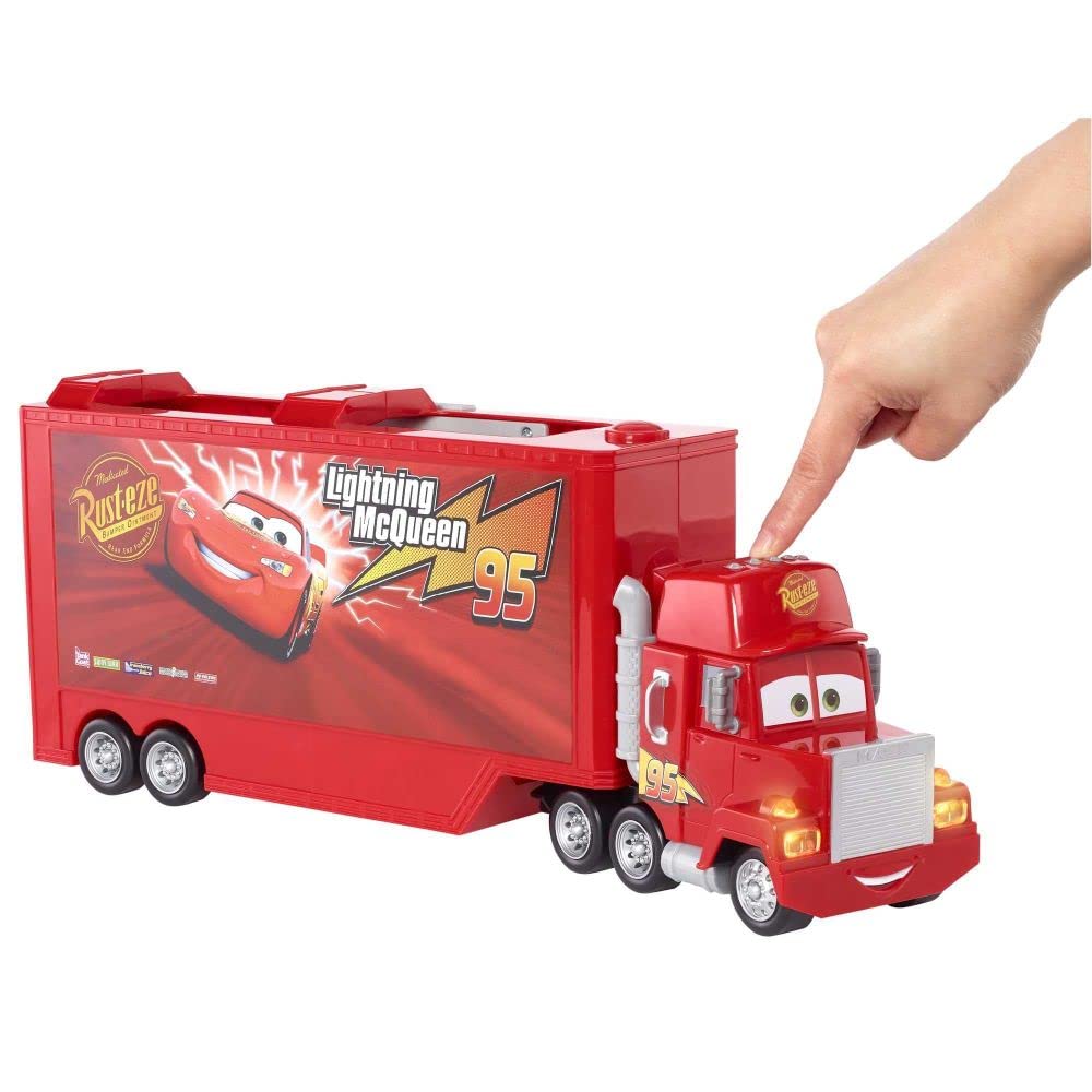 Тягач Disney Pixar Cars HHL85 з світлом та звуками Макквин, фото №3