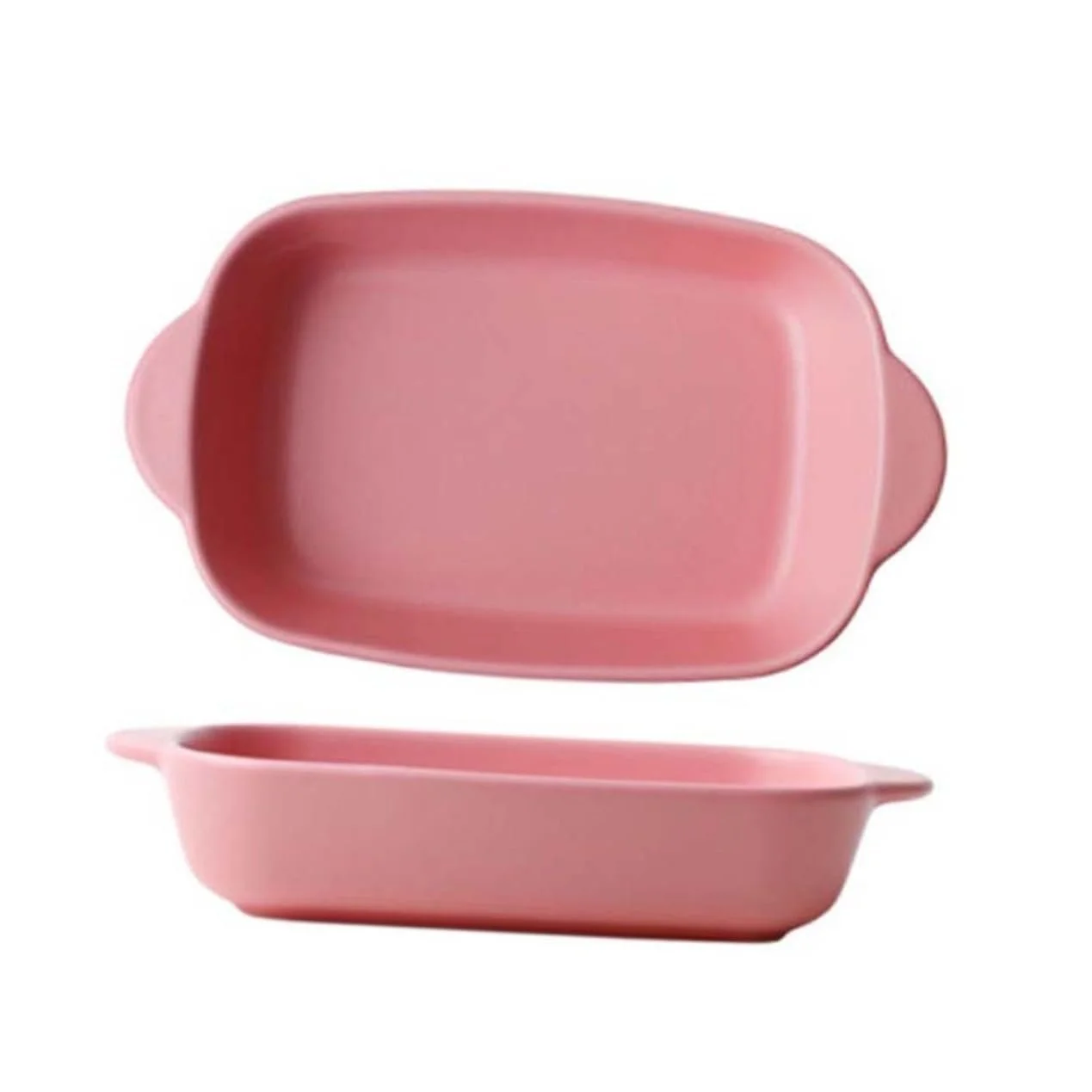 Форма для запекания TOYANDONA керамическая с ручками термостойкая микроволновая, фото №4
