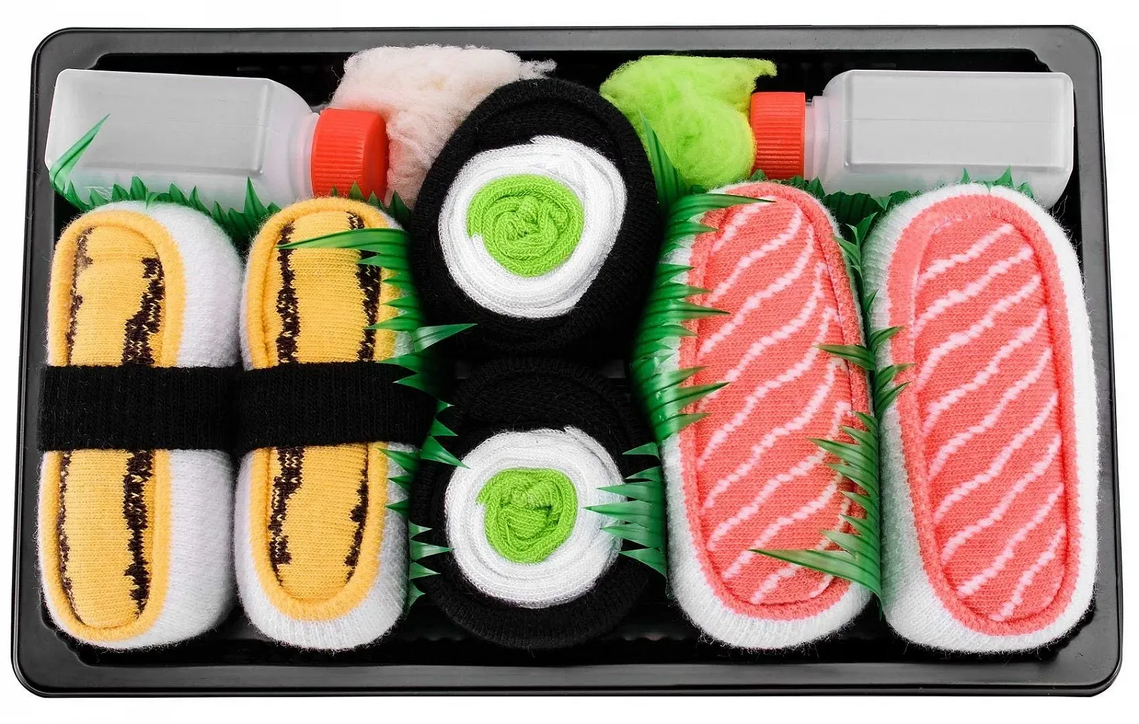 Шкарпетки Rainbow Socks Sushi Socks Box Tamago Cucumber Salmon - 3 пари, фото №2