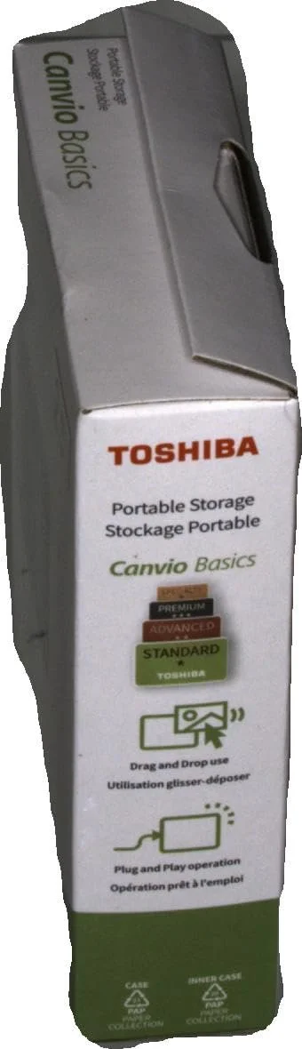 Внешний жесткий диск Toshiba Canvio Basics 2 ТБ 2.5" USB 3.2 Gen 1 Матовый черный, фото №6