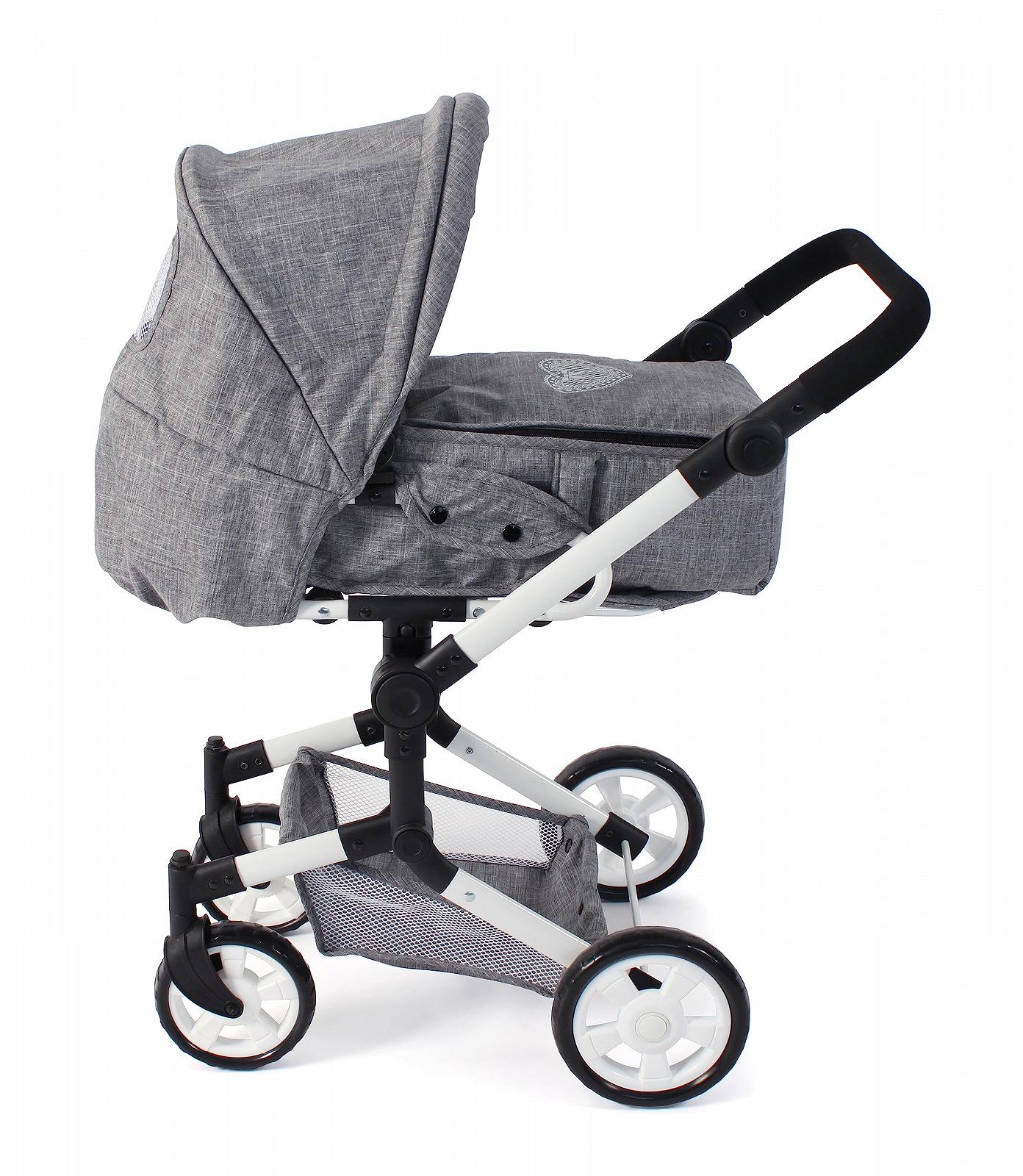 Коляска Bayer Chic 2000 Jara 2-в-1 Джинс Сіра, фото №2