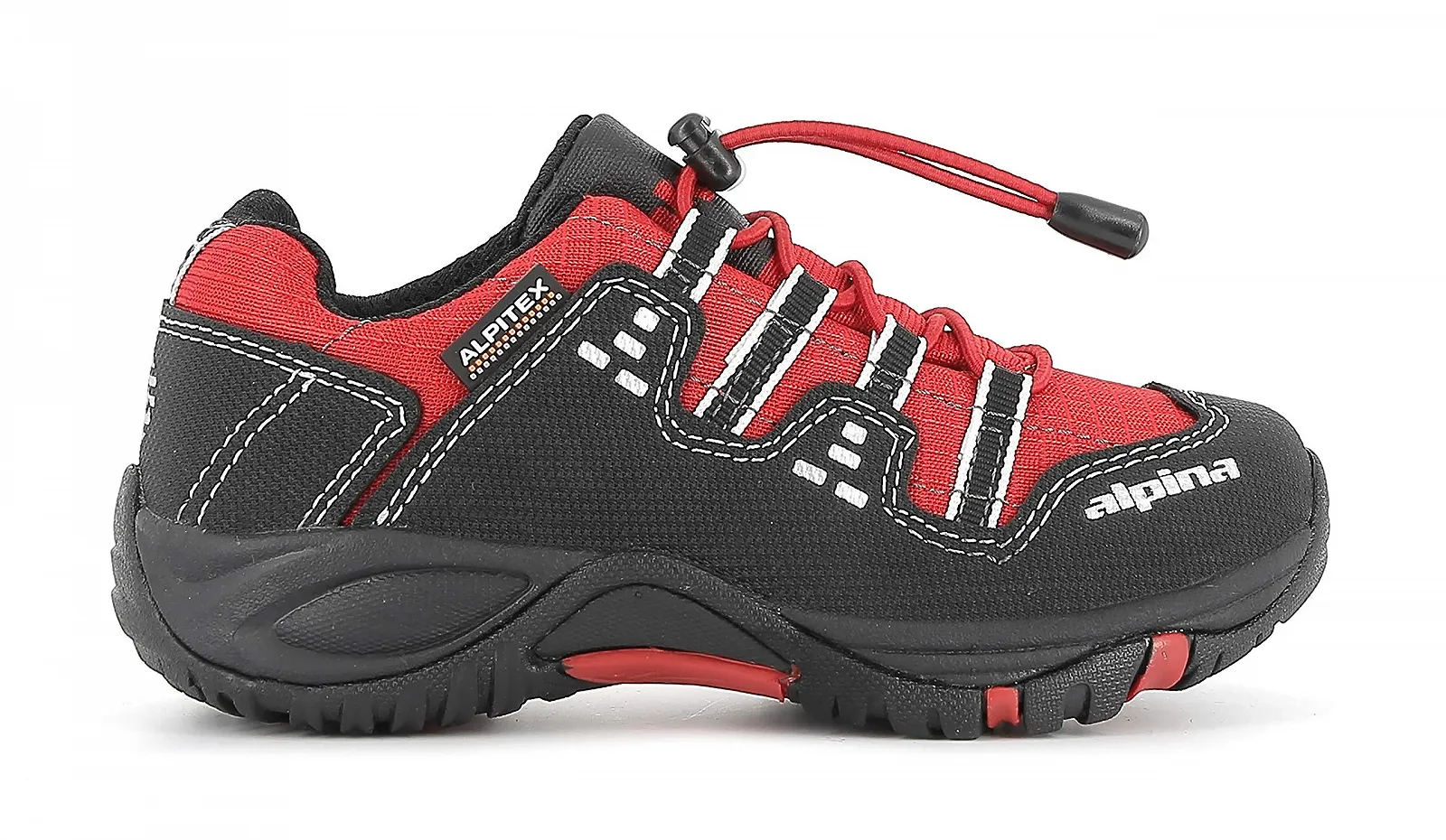 Кроссовки для походов Alpina ATOS Детские, Красный/Черный, с нескользящей резиновой подошвой, Унисекс, Размер, фото №2 Кроссовки для походов Alpina ATOS Детские, Красный/Черный, с нескользящей резиновой подошвой, Унисекс, Размер, фото №2