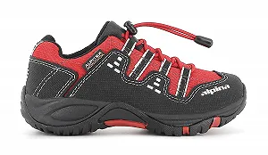 Кроссовки для походов Alpina ATOS Детские, Красный/Черный, с нескользящей резиновой подошвой, Унисекс, Размер synthetic.ua - Фото 1