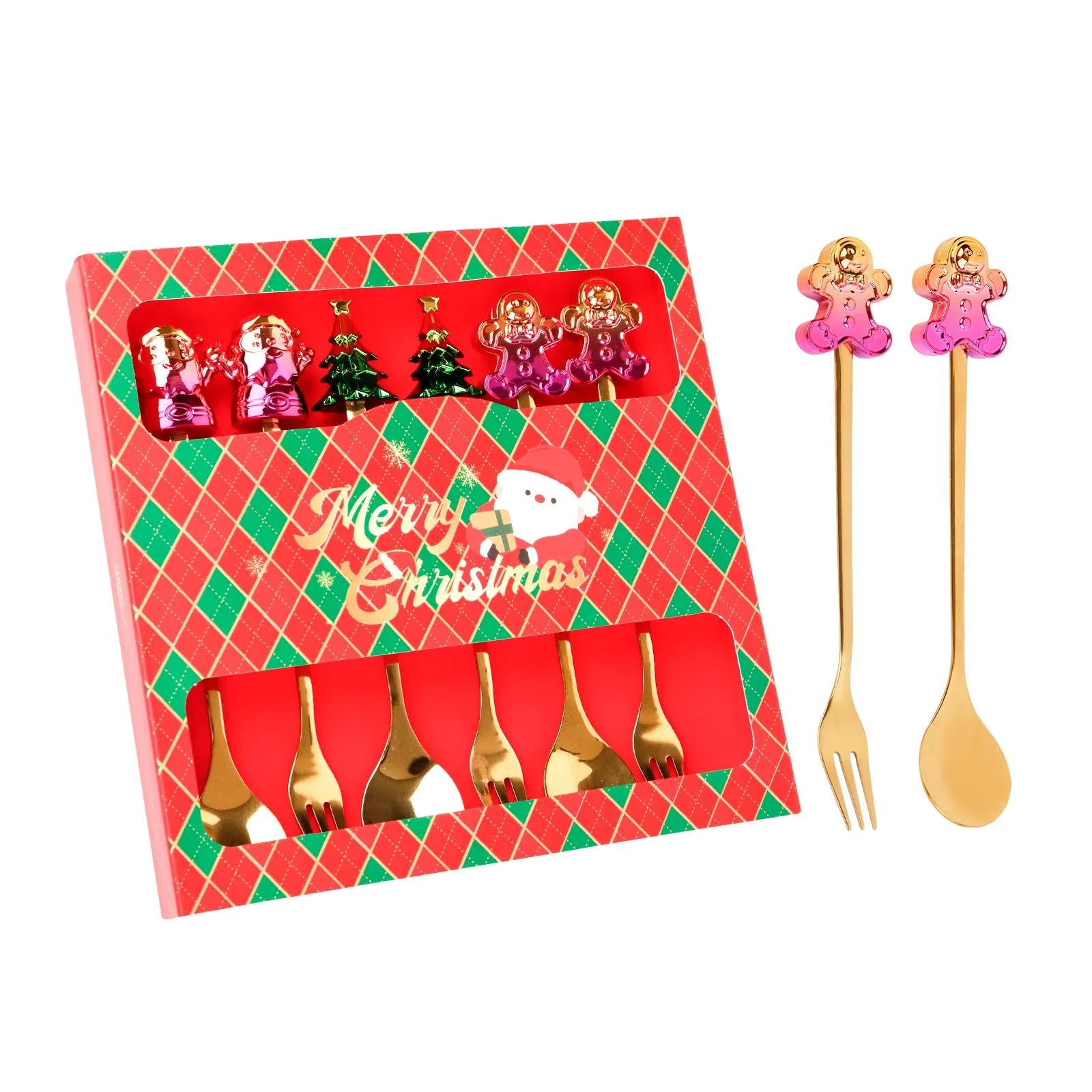 Набір FRUHLING з 6 різдвяних столових приборів, фото №1