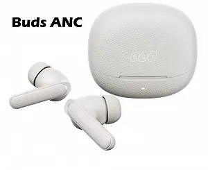 Наушники QCY Buds ANC White -45dB BT5.4 Multipoint 6 микрофонов с AI - Фото 1
