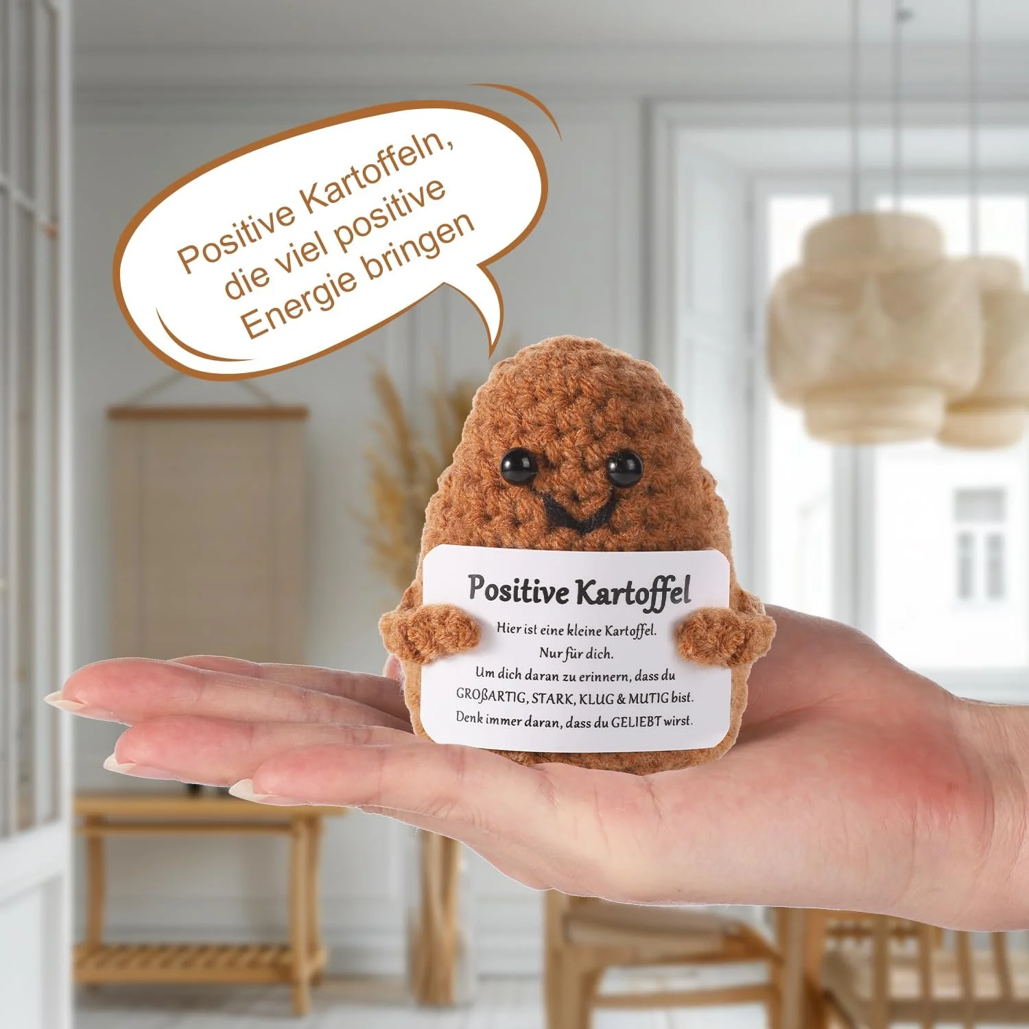 Игрушка PEUTIER Positive Potato Mini Картофель Вязаная Кукла Коричневый, фото №4 Игрушка PEUTIER Positive Potato Mini Картофель Вязаная Кукла Коричневый, фото №4