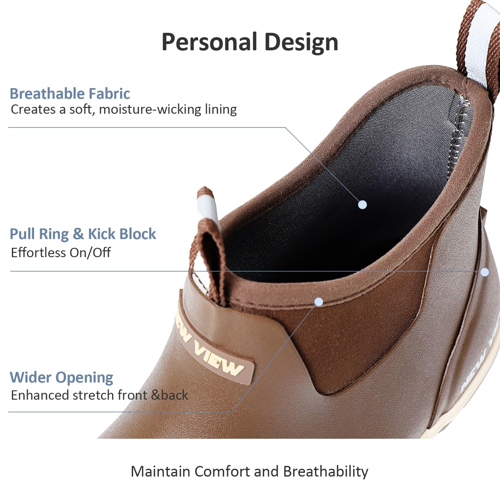 Чоботи Deck New View Ankle High 6 Inch для чоловіків, фото №4