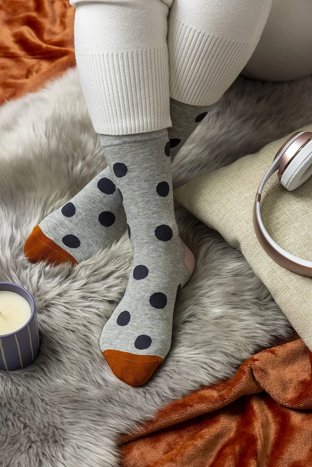 Носки Caroline Gardner Женские Хлопковые С Рисунком Набор 3 шт, фото №3