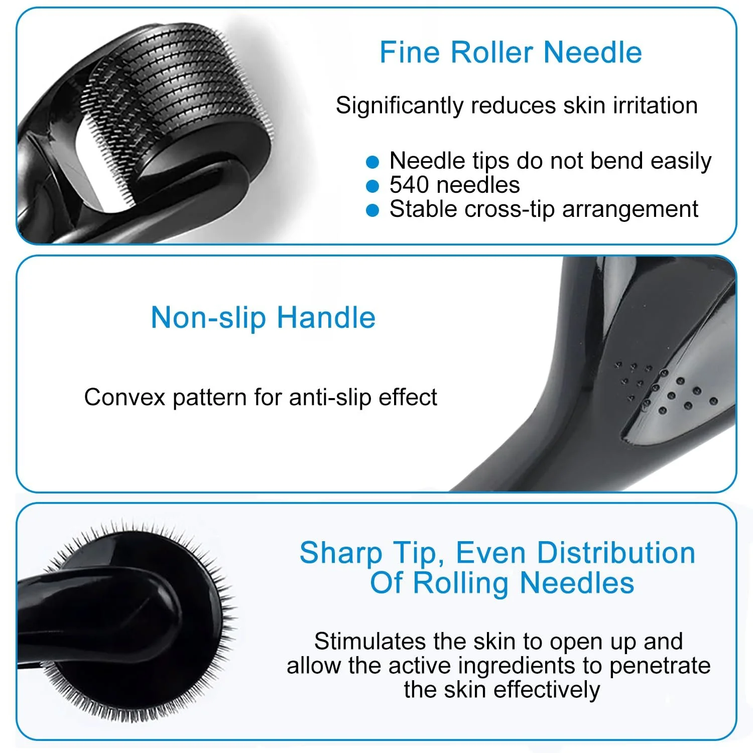 Дермаролер NXPUXP 0,5 мм (V2), фото №3