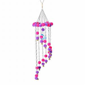 Декор Nordic Plush Rabbit Wind Chimes с имитацией бусин - Фото 1