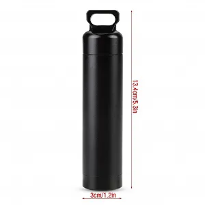 Фляга для таблеток з алюмінієвого сплаву, водонепроникний контейнер synthetic.ua - Фото 1