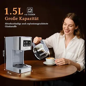 Фильтр-кофеварка Taylor Swoden Pack of 2 950 W 1.5 L 12 чашек Grey - Pewter synthetic.ua - Фото 1