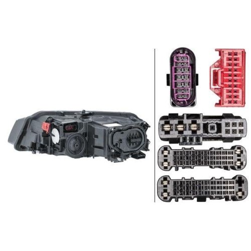 Фара основная HELLA 1EX 011 496-421 для AUDI VW, правая, фото №2