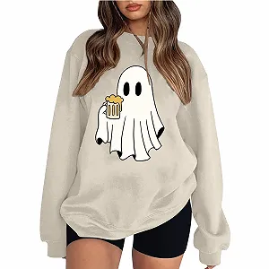 Купити Жіноча Толстовка Милий Привид Довгий рукав - Фото 1 Жіноча Толстовка Милий Привид Довгий рукав - Фото 1