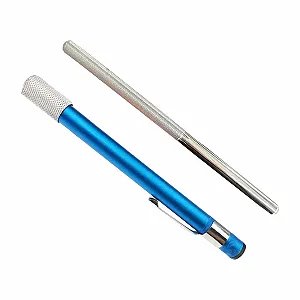Стержень для заточки ножей Milageto алмазный портативный Голубой - Фото 1