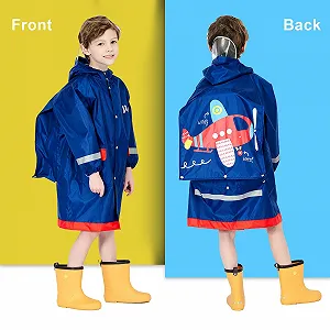 Детский дождевик Baogaier для мальчиков, пончо synthetic.ua - Фото 1