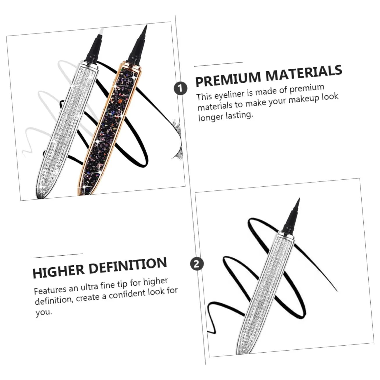 Подводка для глаз NOLITOY Водостойкая, фото №2 Подводка для глаз NOLITOY Водостойкая, фото №2