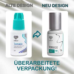 Клей для ресниц LOVELY Tornado Быстрый Черный 5 мл synthetic.ua - Фото 1