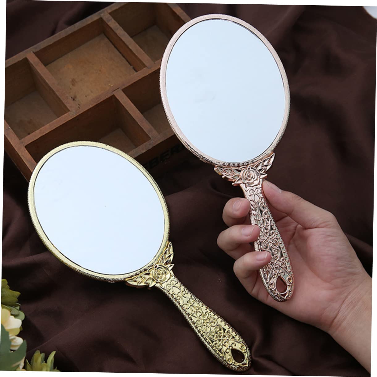 Зеркало Angoily Pack of 4 с ручкой ABS, фото №7 Зеркало Angoily Pack of 4 с ручкой ABS, фото №7