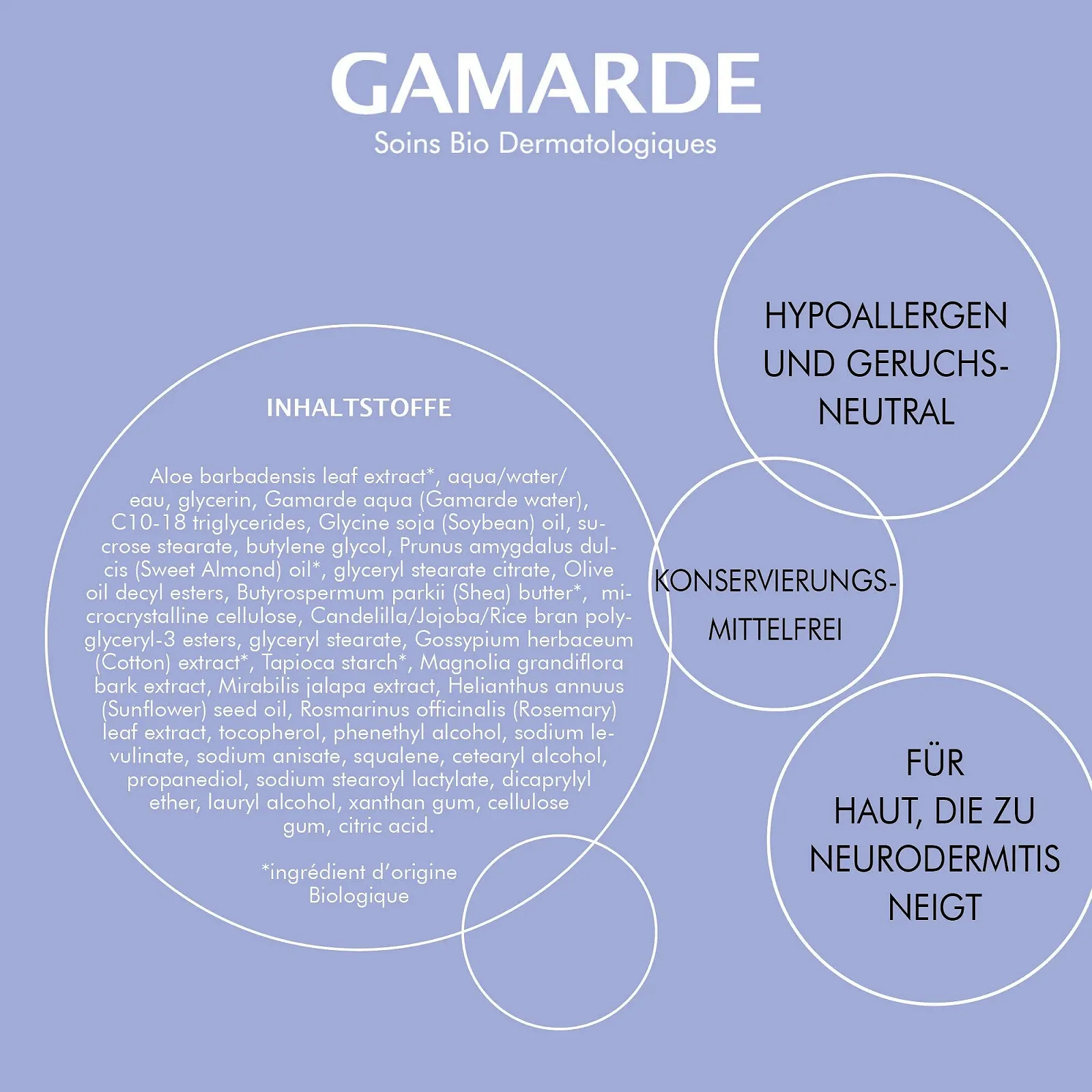 Маска GAMARDE Organic Cosmetics Успокаивающая, Гипоаллергенная Для Чувствительной Кожи Питательная Vegan 40 мл, фото №5