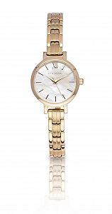 Годинник кварцовий HOLZKERN Hanwi 9010631005016 Жіночий Золотий / Перламутровий - Фото 1