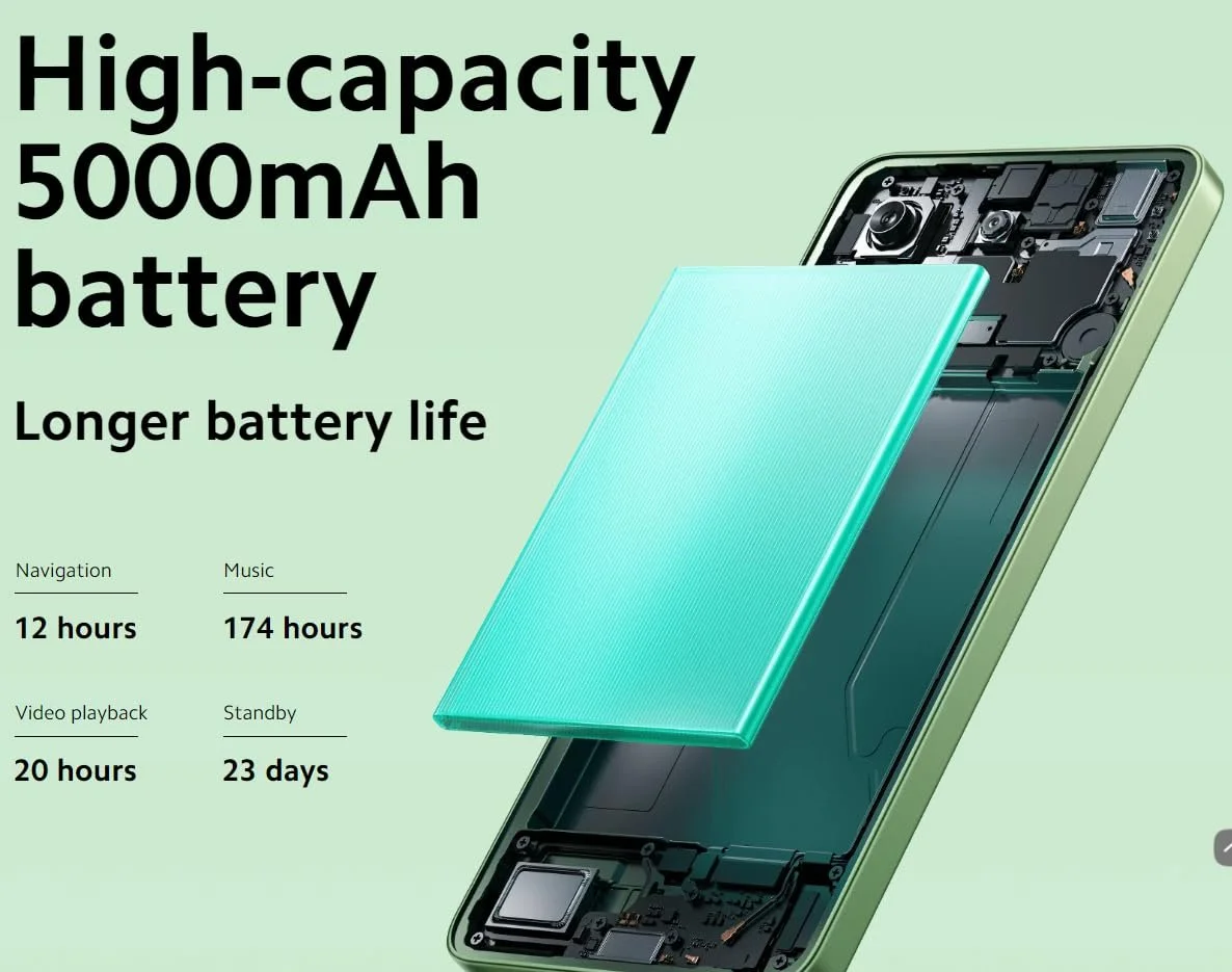 Смартфон Xiaomi Redmi Note 13 4G 8/256GB Mint Green 6.67" 120 Гц 108 Мп, фото №3 Смартфон Xiaomi Redmi Note 13 4G 8/256GB Mint Green 6.67" 120 Гц 108 Мп, фото №3