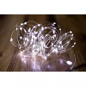 Гирлянда BPNY влагозащищенная с адаптером White 100 LED 11М 220V 6W 102960 synthetic.ua - Фото 1