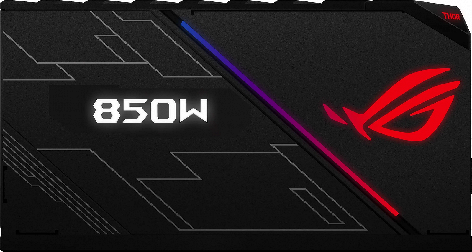 Блок живлення Asus ROG THOR 850P 850W 80Plus Platinum Black, фото №3