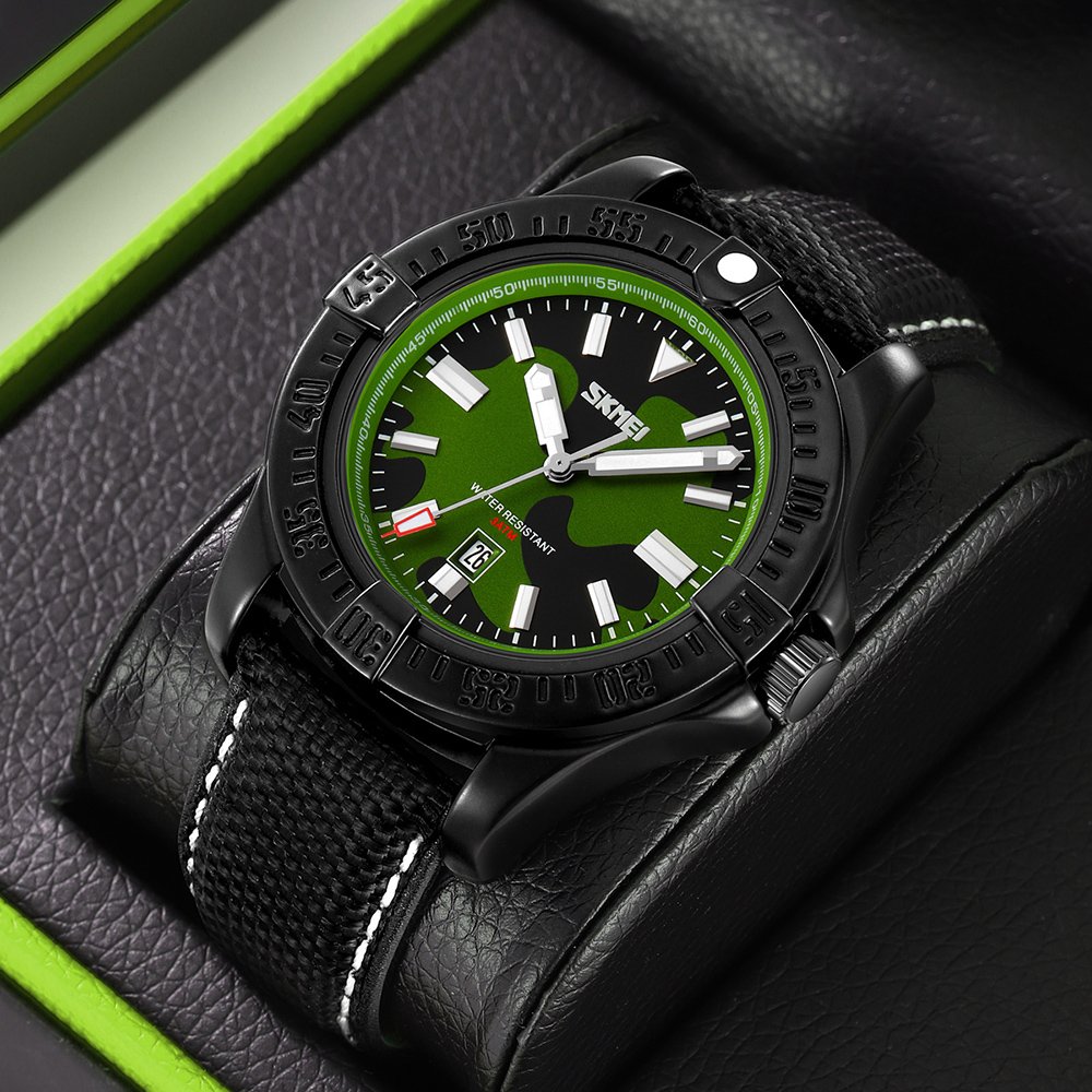 Годинник Skmei 9339 Camo Green, фото №4