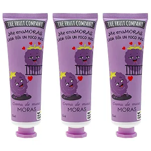 Крем для рук The Fruit Company Чорниця з Алое Вера та Ромашкою, 50 мл, набір 3 шт - Фото 1