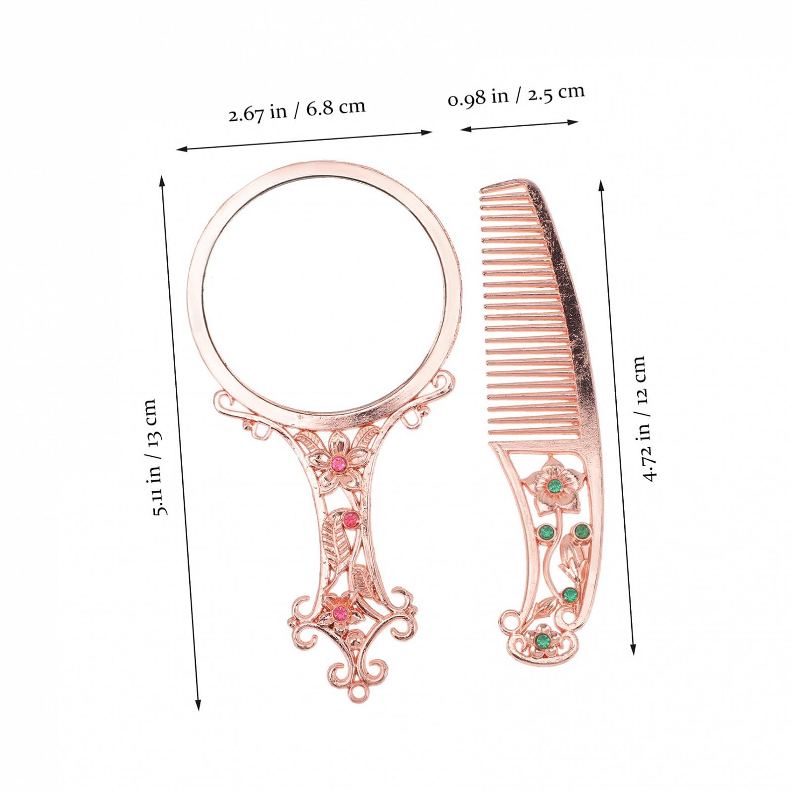Зеркало Angoily Retro Металл Miss Fold Компактное зеркало, фото №6