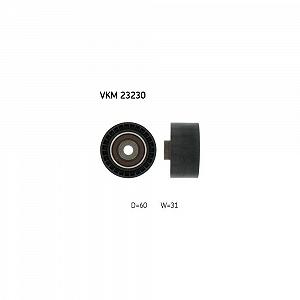Напрямний/обвідний ролик зубчастого паса SKF VKM 23230 для CITROËN FIAT PEUGEOT, правий - Фото 1