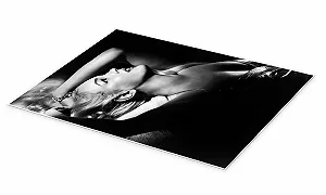 Постер Мэрилин Монро в профиль 50 x 70 см Черный synthetic.ua - Фото 1