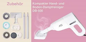 Пароочисник ручний та для підлоги Sichler Haushaltsgeräte DB-500 1200 Вт synthetic.ua - Фото 1