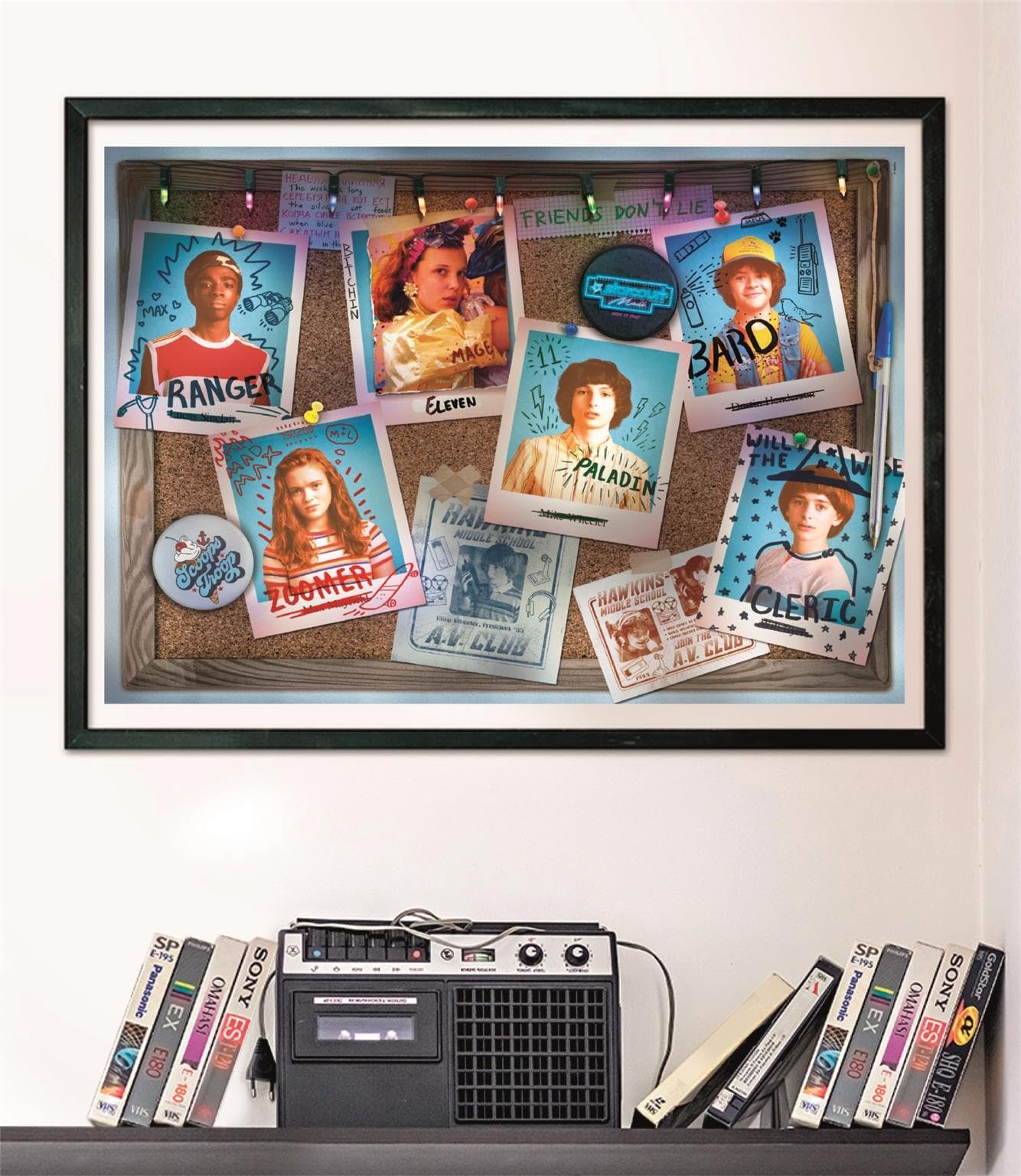 Пазл Clementoni Stranger Things 39860 1000 деталей 70 x 50 см, фото №6