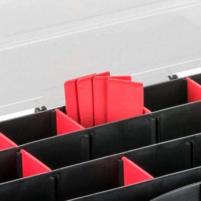 Органайзер для инструментов 12,5" INTERTOOL BX-4001 хранения и переноски метизов деталей 320x260x50 мм, фото №7