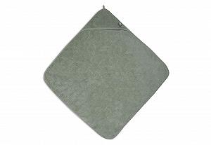 Полотенце с капюшоном Jollein махровое 75x75 см - Пепельно-зеленый - Фото 1
