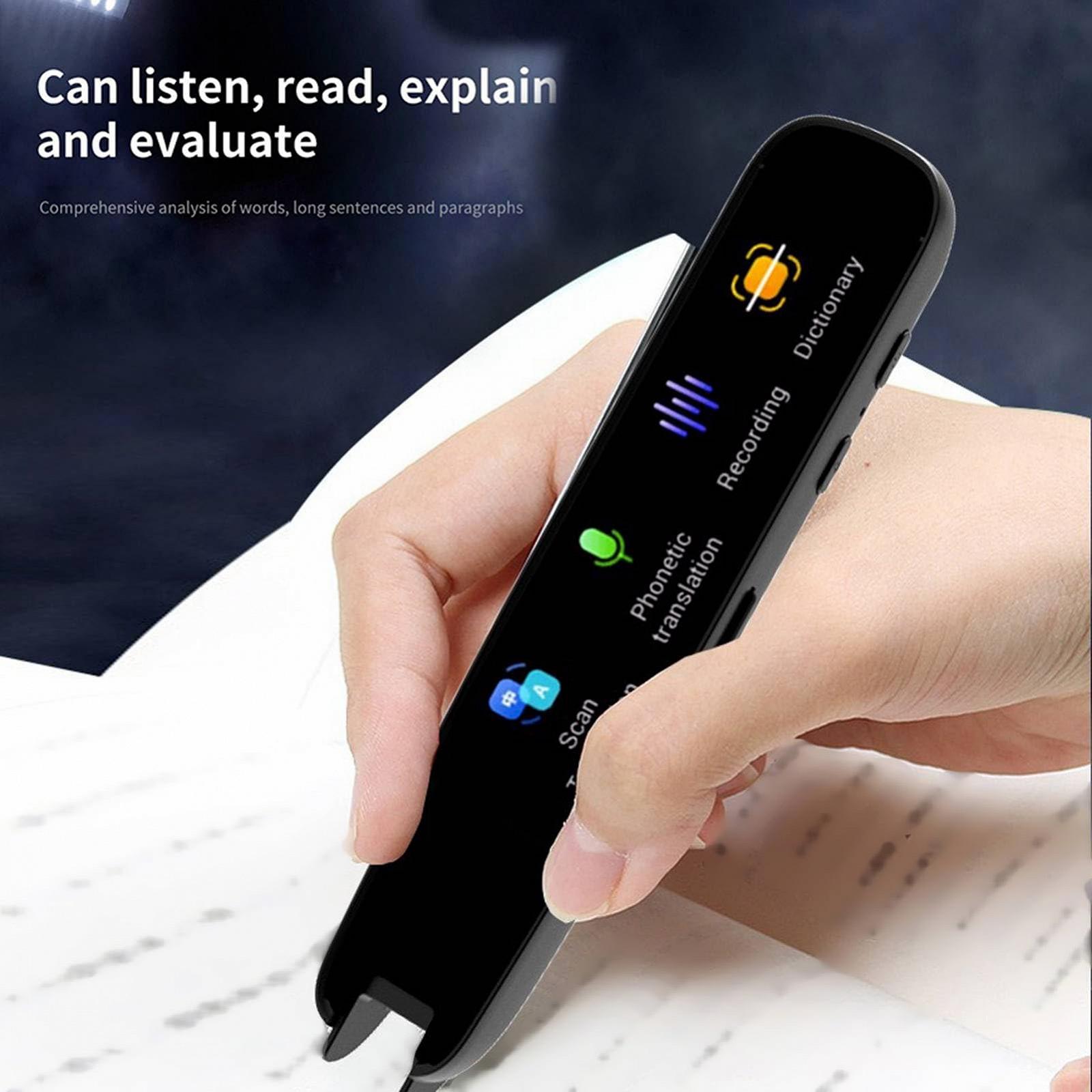Ручка-сканер Jectse, Пристрій для перетворення тексту в мовлення, Інтелектуальна, Бездротовий голосовий, Підтримка 117 мов, для студентів, які вивчають мови, фото №6